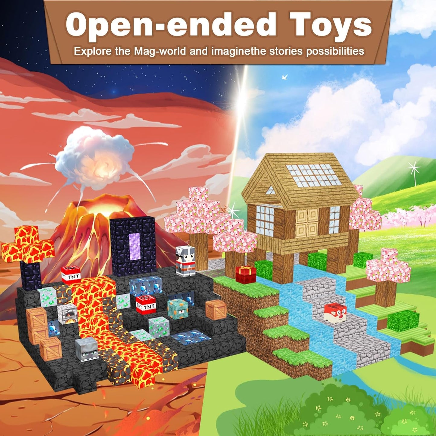 Magnetic Building Blocks Adventure