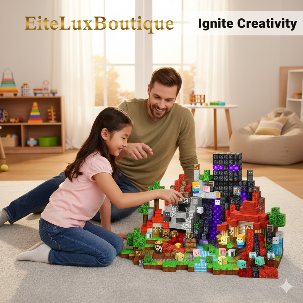 Magnetic Adventure Blocks Set