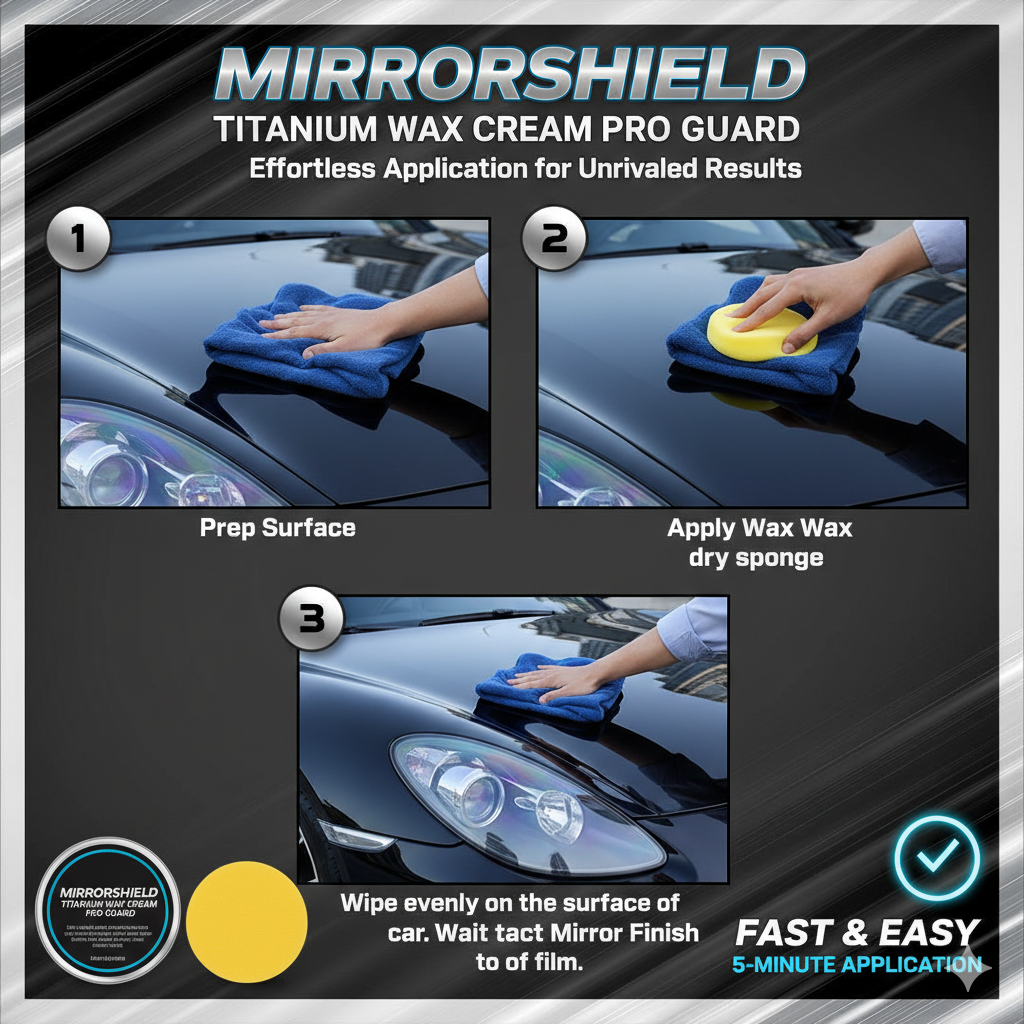MirrorShield Titanium Wax Cream Pro Guard