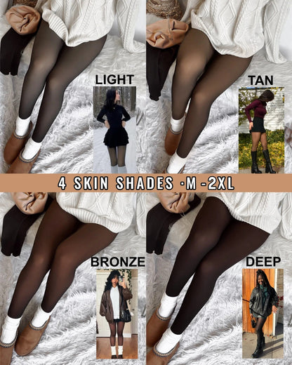 Fleece Leggings Lined Tights