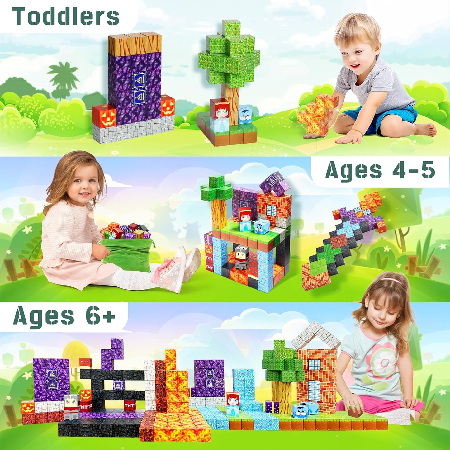 Magnetic Building Blocks Adventure
