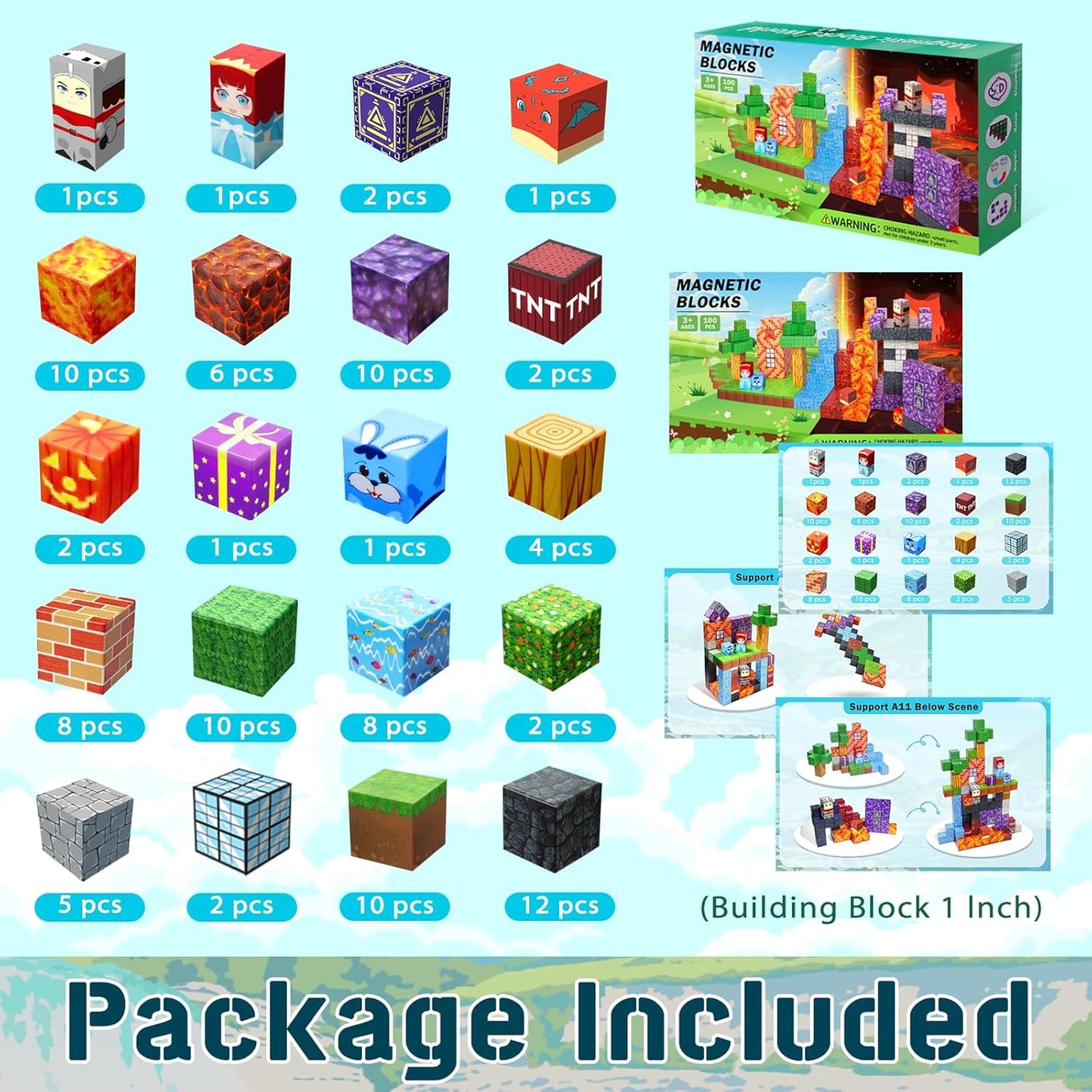 Magnetic Building Blocks Adventure