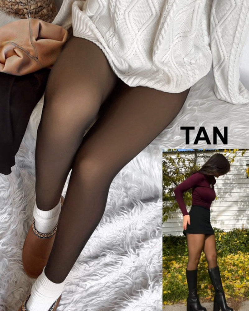 Fleece Leggings Lined Tights