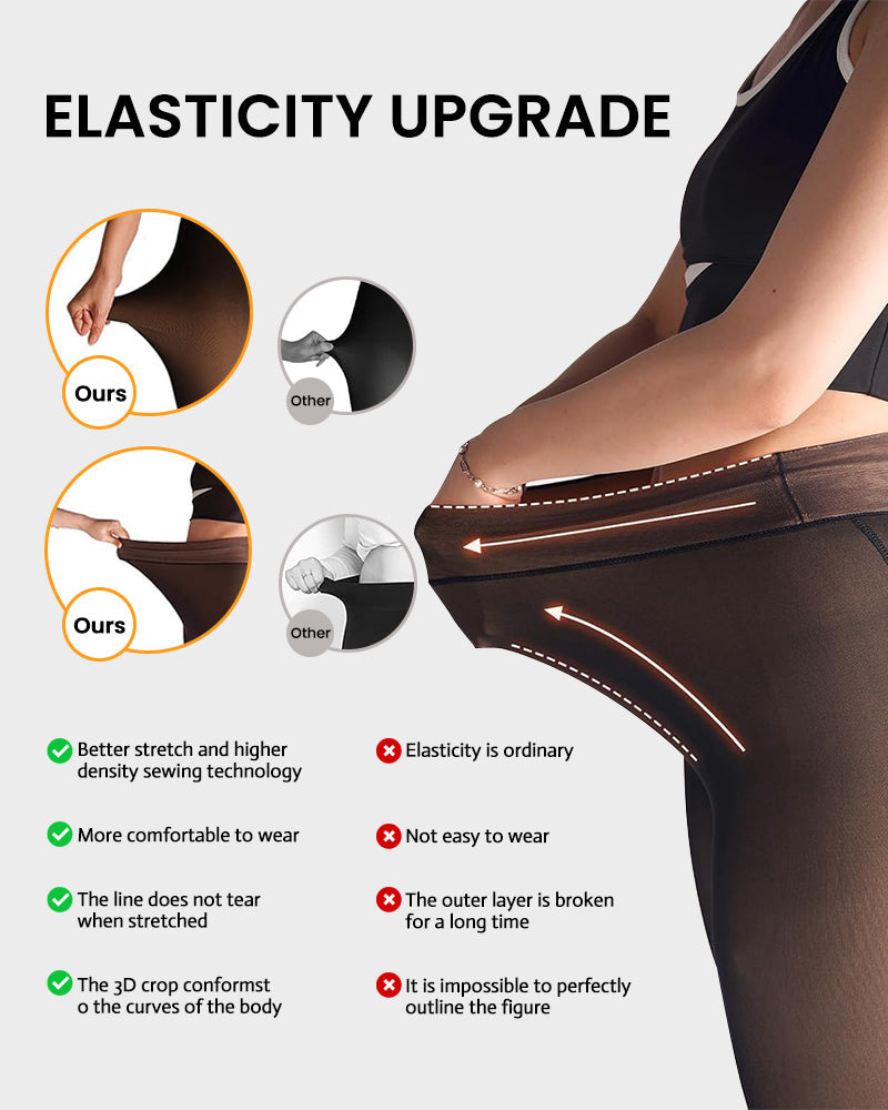 Fleece Leggings Lined Tights